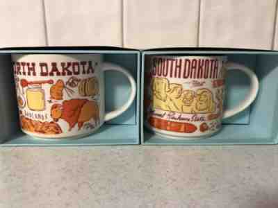 Starbucks Been There North Dakota & South Dakota Mugs