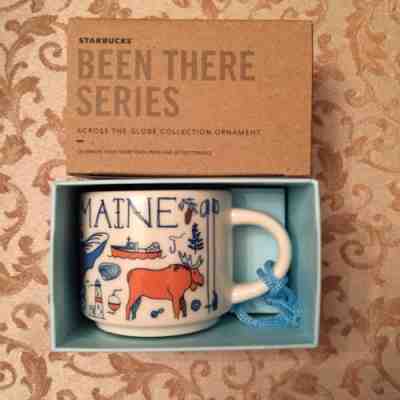 Starbucks Maine Been There Series 2oz Ornament Mug - Sold on eBay Oct, 13th 2018 for $22.95