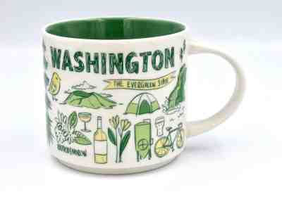 Starbucks Mug 2018 Washington Been There Series" 14 oz. - New (no box) - Sold on eBay Oct, 13th 2018 for $11.95