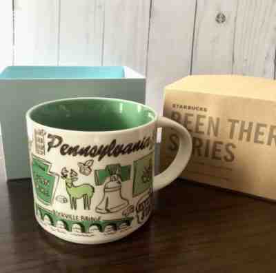 Starbucks Been There Mug 14 Oz. - Pennsylvania BRAND NEW IN BOX - Sold on eBay Oct, 12th 2018 for $13.50