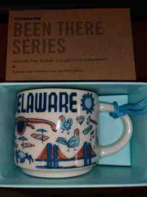 Starbucks Been There Ornaments Delaware - Sold on eBay Oct, 9th 2018 for $22.00