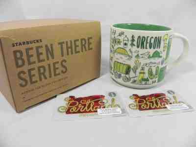 STARBUCKS Oregon Been There Series BTS Coffee Mug + Portland City Cards 2017 NEW - Sold on eBay Oct, 9th 2018 for $28.40