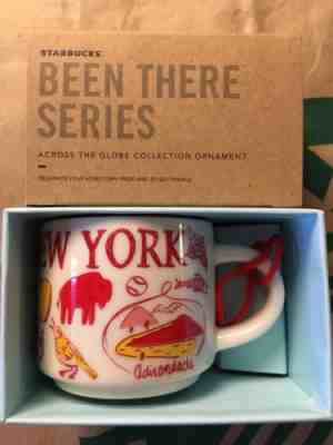 Starbucks 2oz Demitasse NEW YORK BEEN THERE mug Ornament Mini Cup NIB - Sold on eBay Oct, 6th 2018 for $17.95