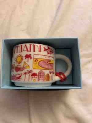 Starbucks City Mug Ornament, MIAMI, «BEEN THERE» Series, SKU, 2 oz. - Sold on eBay Oct, 6th 2018 for $9.99