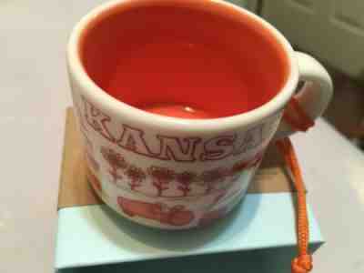 Starbucks Been There Series Across The Globe Collection Demi Ornament  KANSAS - Sold on eBay Oct, 6th 2018 for $26.95