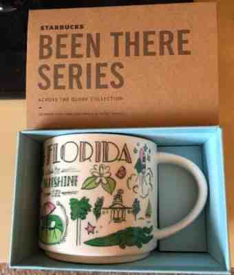 NEW 2018 Starbucks FLORIDA Been There Series Collection 14 Oz Ceramic Cup Mug - Sold on eBay Oct, 4th 2018 for $25.50