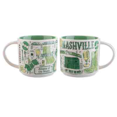 New Starbucks Been There Series Nashville Tennessee Collection 14oz Mug NIB - Sold on eBay Oct, 4th 2018 for $25.99