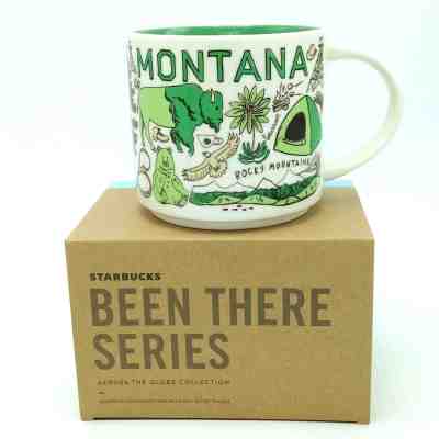 Starbucks Montana Been There Series 14oz Coffee Mug Cup Across the Globe MT 2018 - Sold on eBay Oct, 4th 2018 for $49.99
