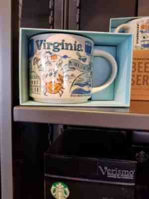 New Starbucks Virginia State Been There collection Cup Mug 14oz - Sold on eBay Oct, 4th 2018 for $22.99