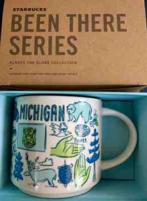 Starbucks Coffee Been There Series Mug 2017 MICHIGAN Cup 14 oz NWT & box - Sold on eBay Oct, 4th 2018 for $19.95
