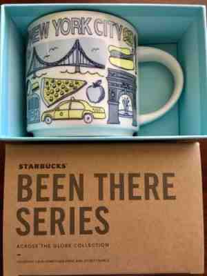 Starbucks Coffee Been There Series 14oz Mug 2018 NEW YORK CITY Cup NWT & box - Sold on eBay Oct, 4th 2018 for $19.95