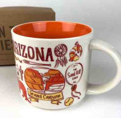 Starbucks Been There Series Arizona Mug 14 OZ Across the Globe Collection - Sold on eBay Oct, 3rd 2018 for $29.99