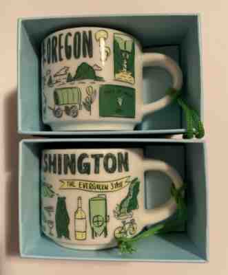 Oregon and Washington Starbucks Been There Series Ornaments  - Sold on eBay Oct, 2nd 2018 for $21.00