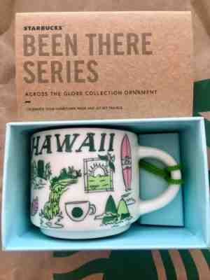 Starbucks 2oz Demitasse HAWAII BEEN THERE mug Ornament Mini Cup NIB - Sold on eBay Sep, 30th 2018 for $19.95