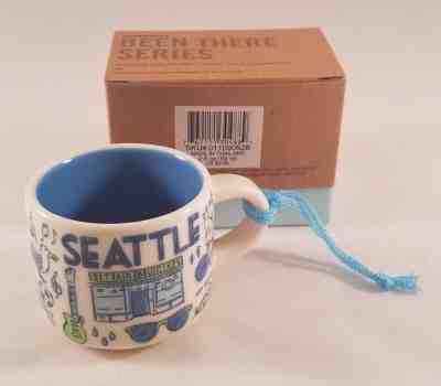 Starbucks Seattle Mug Ornament Been There Series 2 Oz Coffee Cup 2018 - Sold on eBay Sep, 29th 2018 for $18.95
