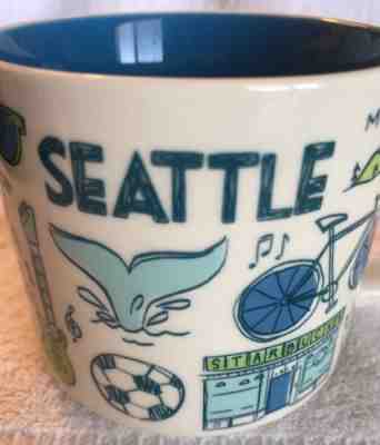 Starbucks BEEN THERE SERIES Seattle Ceramic Coffee Cup Mug - 2017 14 Fl. Oz. - Sold on eBay Sep, 29th 2018 for $19.99