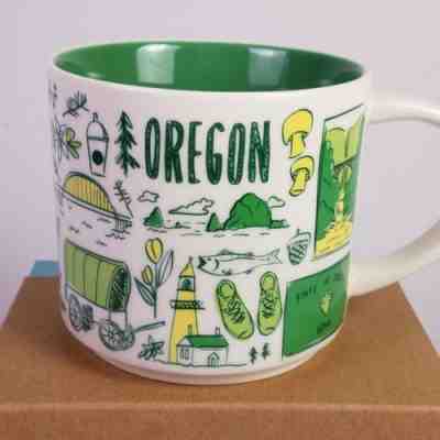 Starbucks Oregon 2018 Limited BEEN THERE Ceramic Coffee Cup 14 oz Mug - Sold on eBay Sep, 29th 2018 for $29.95