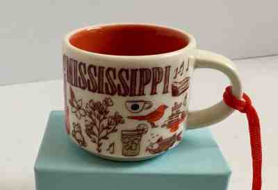 Mississippi CHRISTMAS ORNAMENT boxed Starbucks Been There mini Mug 2018 - Sold on eBay Sep, 28th 2018 for $24.50