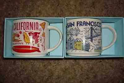 NIB Starbucks Been There Mug Lot San Francisco &  California Lot - Sold on eBay Sep, 26th 2018 for $44.88