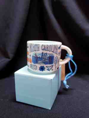 2018 Starbucks North Carolina 2oz Mug Ornament  Been There Series NEW - Sold on eBay Sep, 25th 2018 for $18.00