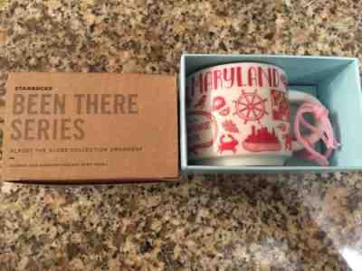 Starbucks “Been There Series” Mini Mug Ornament Maryland NIB - Sold on eBay Sep, 25th 2018 for $20.00