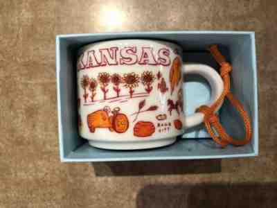 Starbucks Kansas “Been There Collection” Ornament NWT - Sold on eBay Sep, 25th 2018 for $22.00