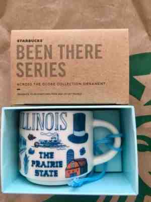 Starbucks 2oz Demitasse ILLINOIS BEEN THERE mug Ornament Mini Cup NIB - Sold on eBay Sep, 25th 2018 for $17.95
