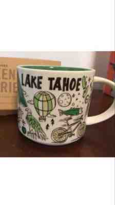 LAKE TAHOE Across The Globe Been There NEW Starbucks Coffee Tea Mug Cup 14oz - Sold on eBay Sep, 24th 2018 for $19.99