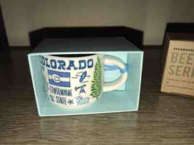 Starbucks MINI Colorado Been There Mug Ornament 2018 2 oz Blue NIB - Sold on eBay Sep, 23rd 2018 for $15.00