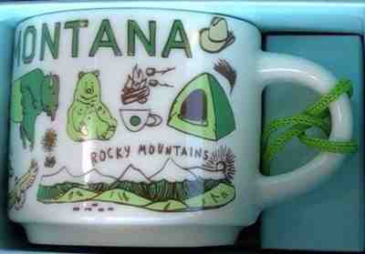 Starbucks Montana “Been There Collection” Ornament NWT - Sold on eBay Sep, 20th 2018 for $15.00