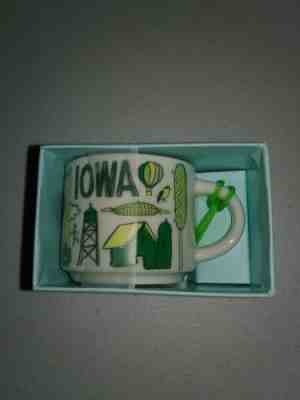 Iowa Starbucks "Been There" Mug Ornament  - Sold on eBay Sep, 20th 2018 for $15.00