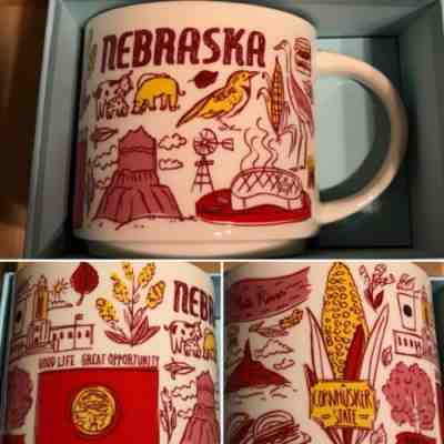 new Starbucks Been There Coffee Cup Nebraska State Mug - Sold on eBay Sep, 19th 2018 for $36.00