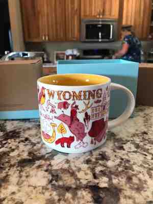 NEW 2018 Starbucks Wyoming Been There Series Collection 14 Oz Ceramic Cup Mug - Sold on eBay Sep, 18th 2018 for $31.00