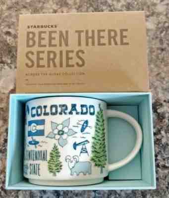 NIB Starbucks "Been There Series" Coffee Mug - Colorado NEW IN BOX 14oz - Sold on eBay Sep, 17th 2018 for $20.01