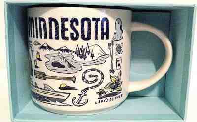 New Starbucks Minnesota Been There Series Coffee Mug 14oz Ceramic Cup 2018 - Sold on eBay Sep, 16th 2018 for $30.89