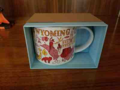 NEW 2018 Starbucks Wyoming Been There Series Collection 14 Oz Ceramic Cup Mug - Sold on eBay Sep, 15th 2018 for $37.50