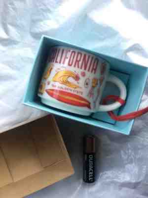 Starbucks California Been There Series 2 oz Across the Globe Collection Ornament - Sold on eBay Sep, 15th 2018 for $17.50