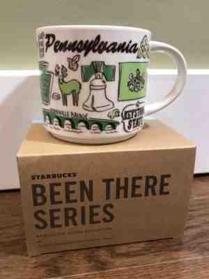 Starbucks Pennsylvania “Been There Series” Collector Mug Pittsburgh Philadelphia - Sold on eBay Sep, 12th 2018 for $27.99