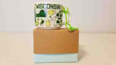 STARBUCKS BEEN THERE SERIES WISCONSIN 2 OZ  COLLECTION ORNAMENT MINI MUG >>NEW<< - Sold on eBay Sep, 11th 2018 for $29.99