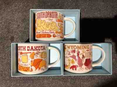 Starbucks ND & SD version 2 and WY “Been There Collection” Mug NWT - Sold on eBay Sep, 11th 2018 for $134.95