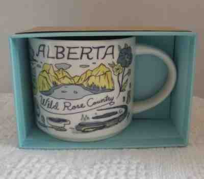 NIB STARBUCKS ALBERTA 2018 "BEEN THERE SERIES" 14OZ MUG  - Sold on eBay Sep, 10th 2018 for $24.99