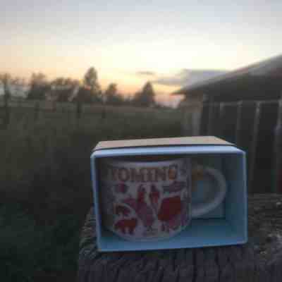Wyoming Starbucks Been There Series 2oz  Mini Mug 2018 Rare Hard To Find New NIB - Sold on eBay Sep, 10th 2018 for $27.00