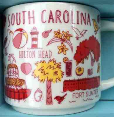 NIB + NEW + RARE Starbucks South Carolina Coffee Mug Been There Series  - Sold on eBay Sep, 9th 2018 for $29.00