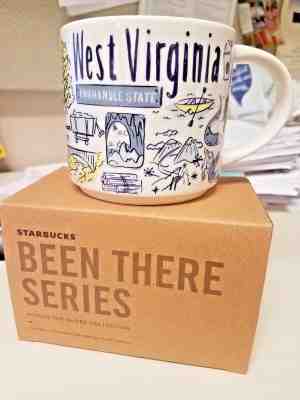 Starbucks West Virginia “Been There Series” 14oz Collector Mug WV Mountaineers - Sold on eBay Sep, 8th 2018 for $27.00