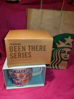Starbucks Been There Series Mug Massachusetts MA *1st Print*  FREE SHIPPING! - Sold on eBay Sep, 5th 2018 for $15.00