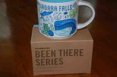 Starbucks BEEN THERE SERIES Niagara Falls Coffee Mug 14 fl oz - NIB new in box - Sold on eBay Sep, 3rd 2018 for $11.49