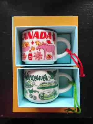Starbucks Been There Series Vancouver and Canada Ornaments Lot Of 2, New - Sold on eBay Sep, 3rd 2018 for $39.95