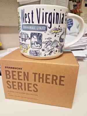 Starbucks West Virginia “Been There Series” 14oz Collector Mug WV Mountaineers - Sold on eBay Sep, 1st 2018 for $36.00