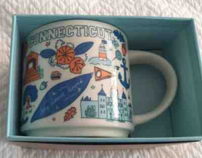 Starbucks Been There Series Connecticut Mug NEW IN BOX FREE SHIPPING