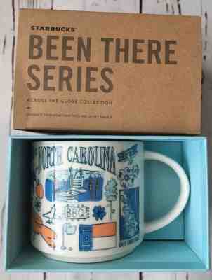 Starbucks North Carolina Coffee Mug Been There Series The Old North State NC BBQ - Sold on eBay Aug, 30th 2018 for $26.75